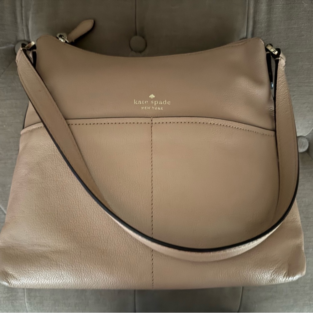 Lower Price! Kate Spade Beige Leather Shoulder Bag